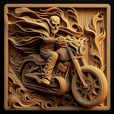 3D model st ghost rider (STL)